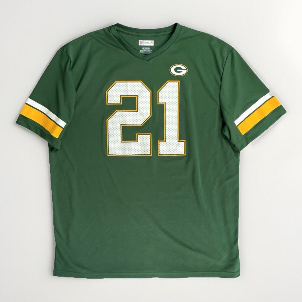 NFL Green Bay Packers Ha‎ Ha Clinton-Dix Jersey Shirt Mens 2XL Green Lightweight